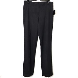 Tahari Terry Straight Charcoal‎ Gray Pant Size 6